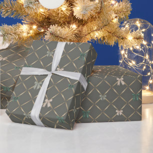 Papier Cadeau Aiguilles à ananas, style hawaïen Noël