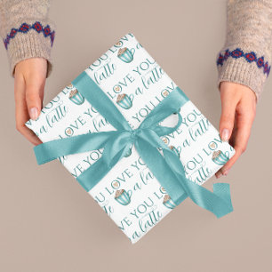 Papier Cadeau Aimez-Vous Un Papier À Envelopper En Latte
