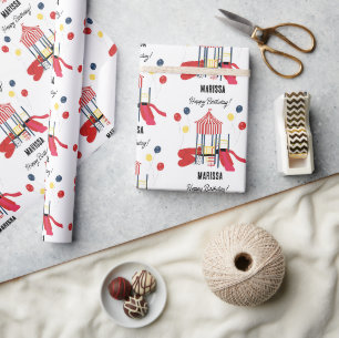 Papier Cadeau Aire de jeu Enfants Garçons Filles Anniversaire No