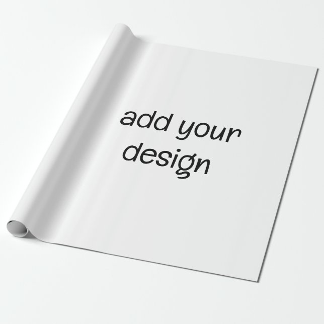 Papier Cadeau ajouter votre conception (Déroulé)