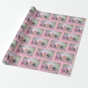 Papier Cadeau Ajoutez la photo de votre bébé à cette enveloppe