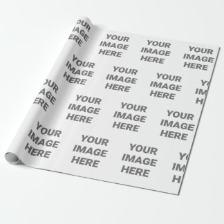 Papier Cadeau Ajoutez Votre Conception Photo Votre Propre Annive