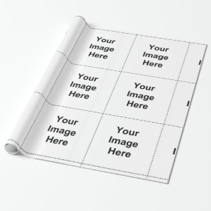 Papier Cadeau Ajoutez votre image ou texte faite sur commande
