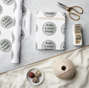 Papier Cadeau Ajoutez Votre Logo Cadeau d'Entreprise