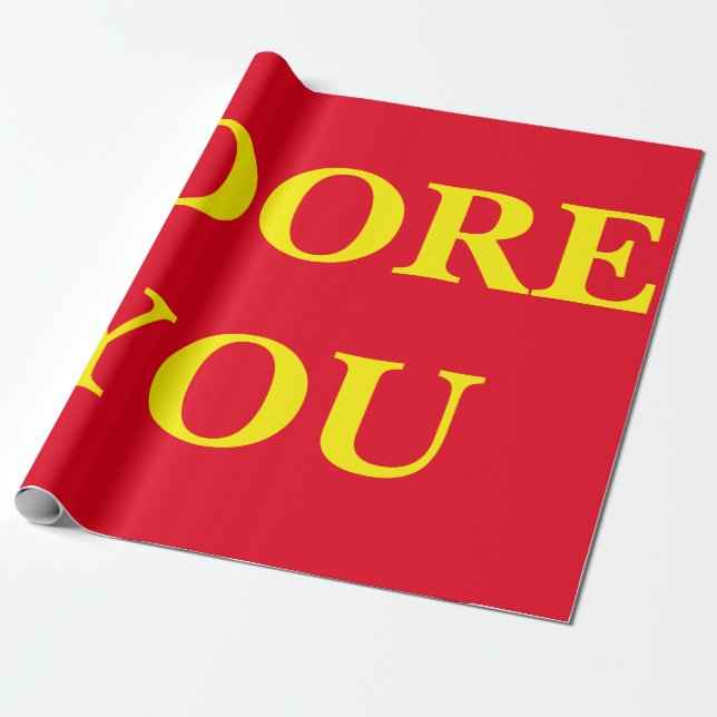 Papier Cadeau Ajuster le papier d'emballage (Déroulé)