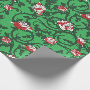 Papier Cadeau Alice a peint le papier d'emballage de roses