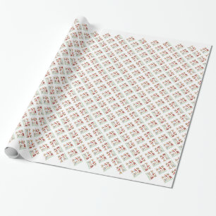 PAPIER CADEAU ALICE À TRAVERS LE VERRE REGARDANT