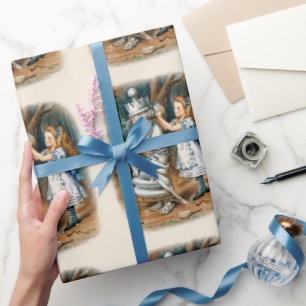 Papier Cadeau Alice au pays des merveilles