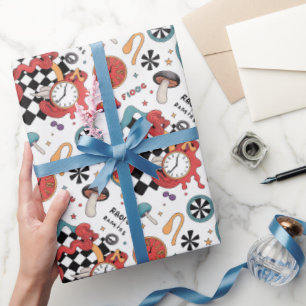 Papier Cadeau Alice au pays des merveilles Motif