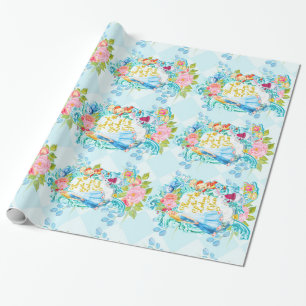 Papier Cadeau Alice Au Pays Des Merveilles Papier Enveloppant