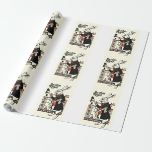 Papier Cadeau Alice White Rabbit Classic Wonderland