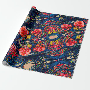 Papier Cadeau Alien Motif Poppy