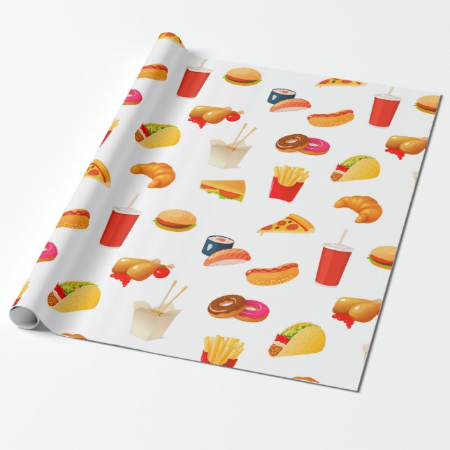 Papier Cadeau Alimentation indésirable (Déroulé)