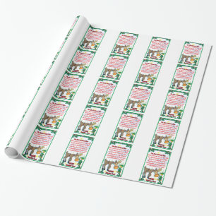 Papier Cadeau Alimentation Magique Reindeer