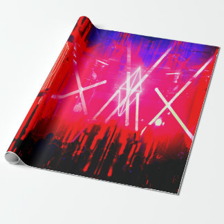 Papier Cadeau Alistra Cyber Punk Neon Rave