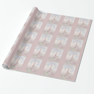 Papier Cadeau Aller à vélo par Paris