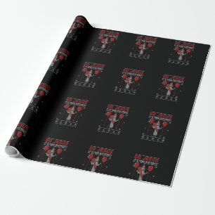 Papier Cadeau Allez Jésus C'est ton Anniversaire FOU NOËL SWEATE