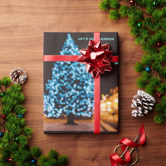 PAPIER CADEAU ALLONS BRANDON CHRISTMAS TREE WRAPPING PAPIER (Cadeau de vacances)