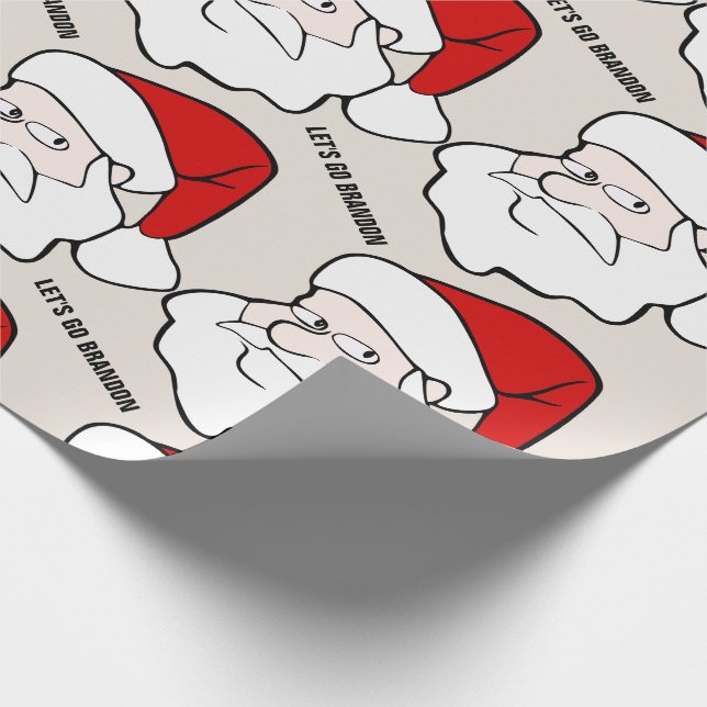 PAPIER CADEAU ALLONS BRANDON SANTA CLAUS  (Coin)