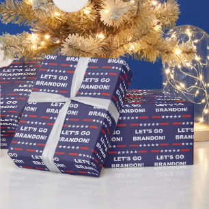Papier Cadeau Allons-y Brandon Wrapping Paper.