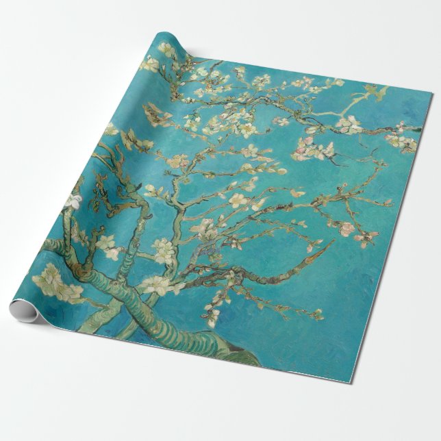 Papier Cadeau Almond Blossom, 1890 par Vincent van Gogh (Déroulé)
