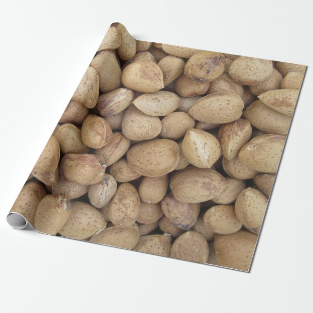 Papier Cadeau Almonds Automne Motifs (Déroulé)