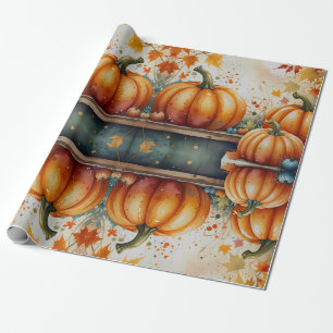 Papier Cadeau Amateurs citrouilles