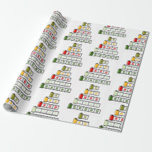 Amateurs de films enveloppant du papier