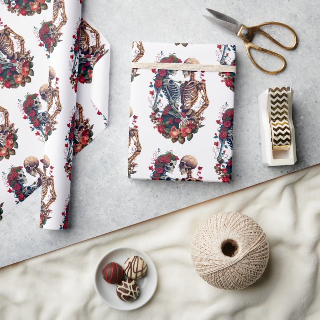 Papier Cadeau Amateurs de squelette (Artisanat)
