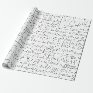 Papier Cadeau Amateurs mathématiques, Formule mathématiques, G