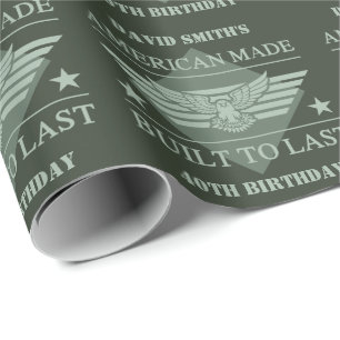 Papier Cadeau American Made 40th Birthday