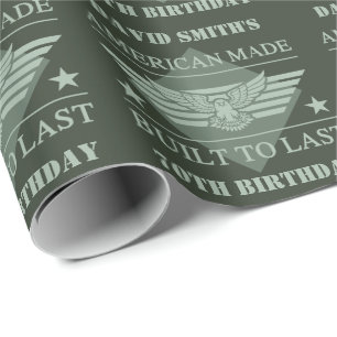 Papier Cadeau American Made 70th Birthday