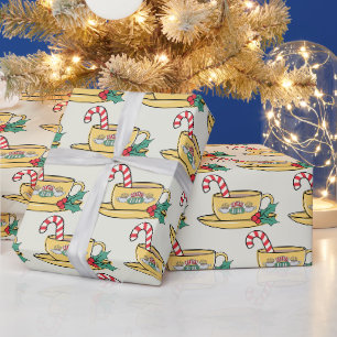 Papier Cadeau AMIS™ Musique de vacances Perk Central