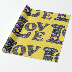 PAPIER CADEAU AMOUR