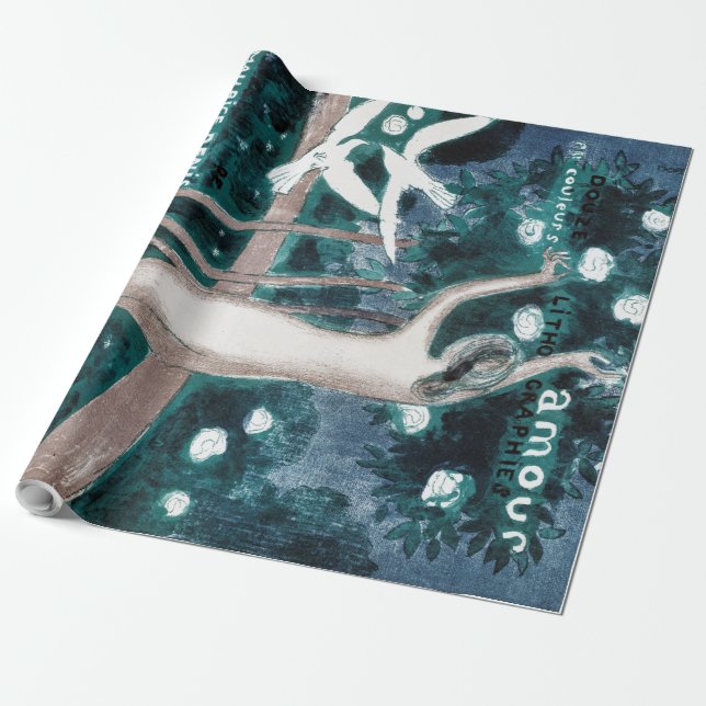 Papier Cadeau Amour (Amour), Maurice Denis (Déroulé)