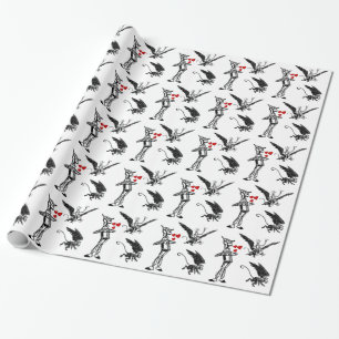 Papier Cadeau Amour de papier de magicien d'Oz d'homme de bidon