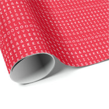 amour et baisers, fun rouge blanc design de texte