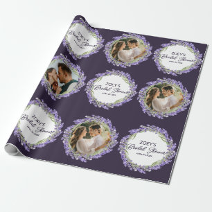 Papier Cadeau Amour et Lavender   Fête des mariées photo personn