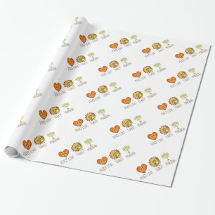 Papier Cadeau Amour Turquie Menorah de paix
