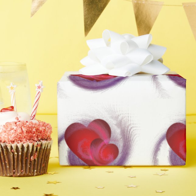 Papier Cadeau Amoureux (Fête d'anniversaire)