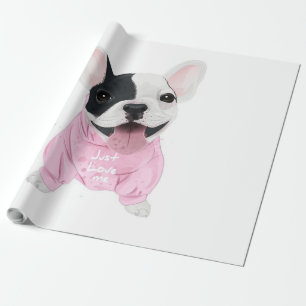 Papier Cadeau Amoureux de les chiens Aimez-moi, Aimez le chien