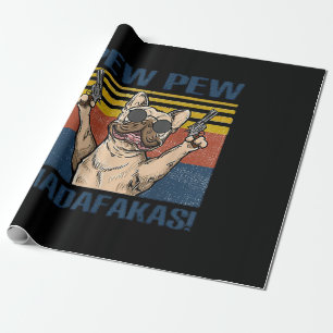 Papier Cadeau Amoureux de les chiens Madafakas à la Pew Pew Pew