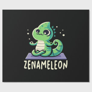 Papier Cadeau Amoureux du caméléon
