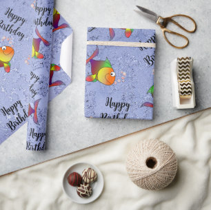 Papier Cadeau Amoureux du poisson