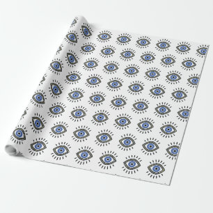 Papier Cadeau Amulet de perle de protection des yeux malveillant