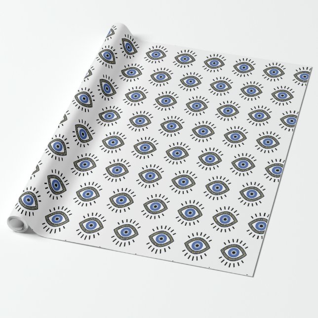 Papier Cadeau Amulet de perle de protection des yeux malveillant (Déroulé)