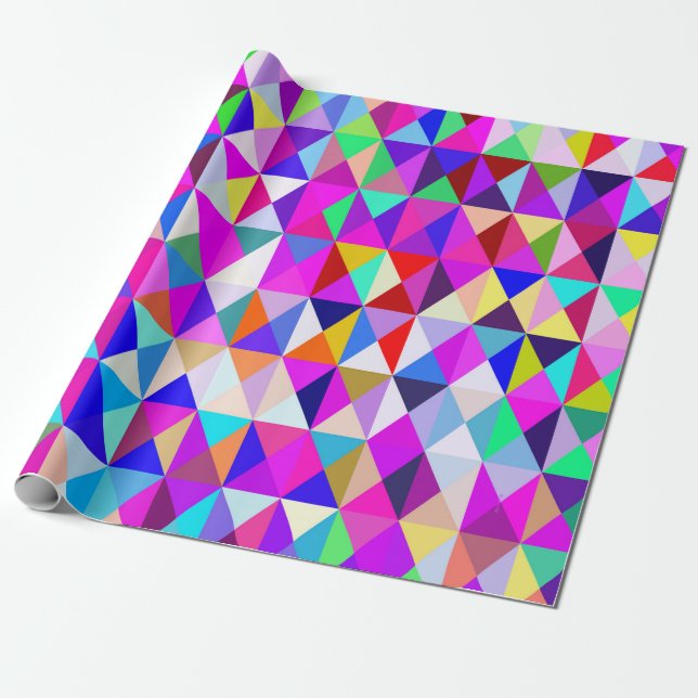 Papier Cadeau Amusant avec la géométrie.... (Déroulé)