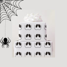 Amusant, éffrayant, visage fantôme pour Halloween