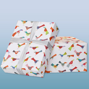 Papier Cadeau Amusant Rainbow Bird