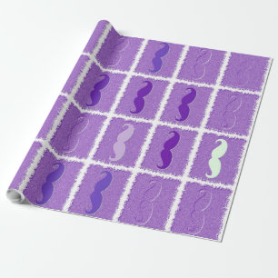 Papier Cadeau Amusante fille Moustache 4